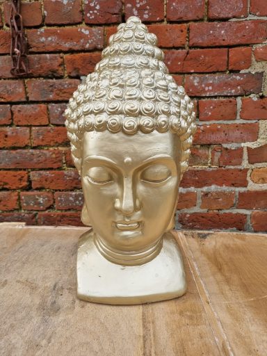 Gold Buddha Bust of a Golden Buddha head